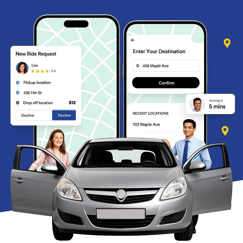 Ride Sharing and Carpooling App Development