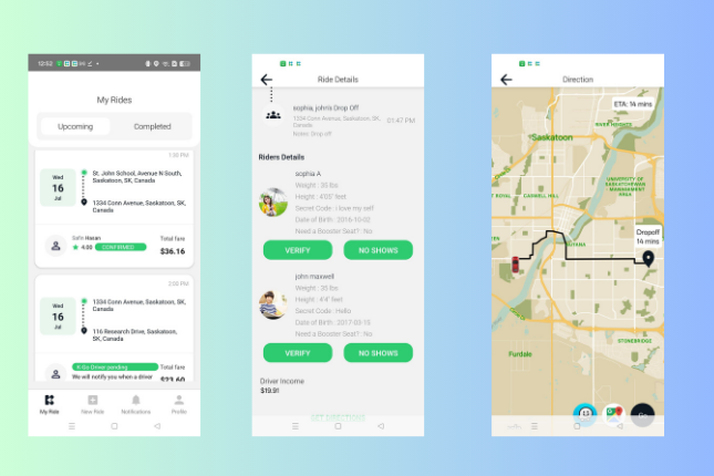 Ride Sharing App Development Services - Driver App