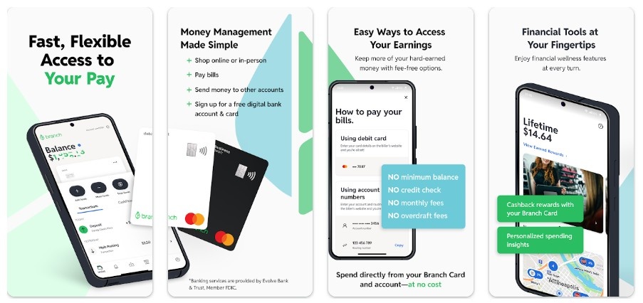 cash advance app like moneylion - Branch