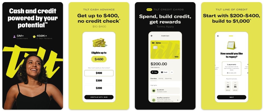 cash advance app like moneylion - Tilt (formerly Empower)